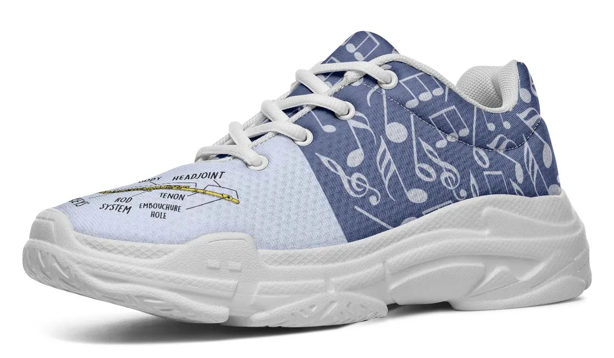 Flute Diagram Chunky Sneakers