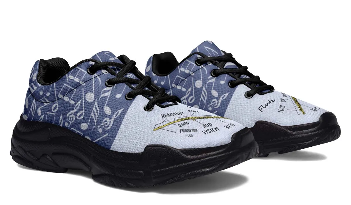 Flute Diagram Chunky Sneakers
