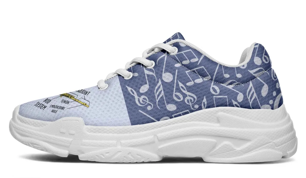Flute Diagram Chunky Sneakers