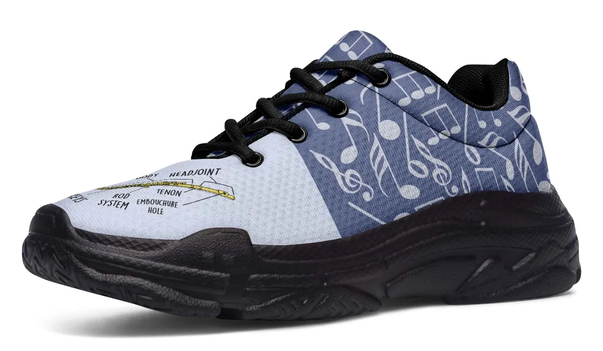 Flute Diagram Chunky Sneakers
