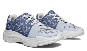 Flute Diagram Chunky Sneakers