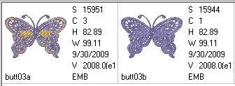 Freestanding Lace Butterfly 03