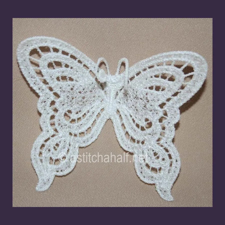 Freestanding Lace Butterfly 03