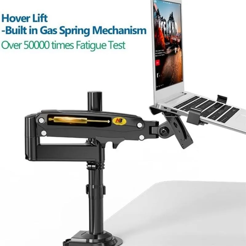 Full Motion Gas Spring Arm for 10-17 Inch Desktop / Laptop