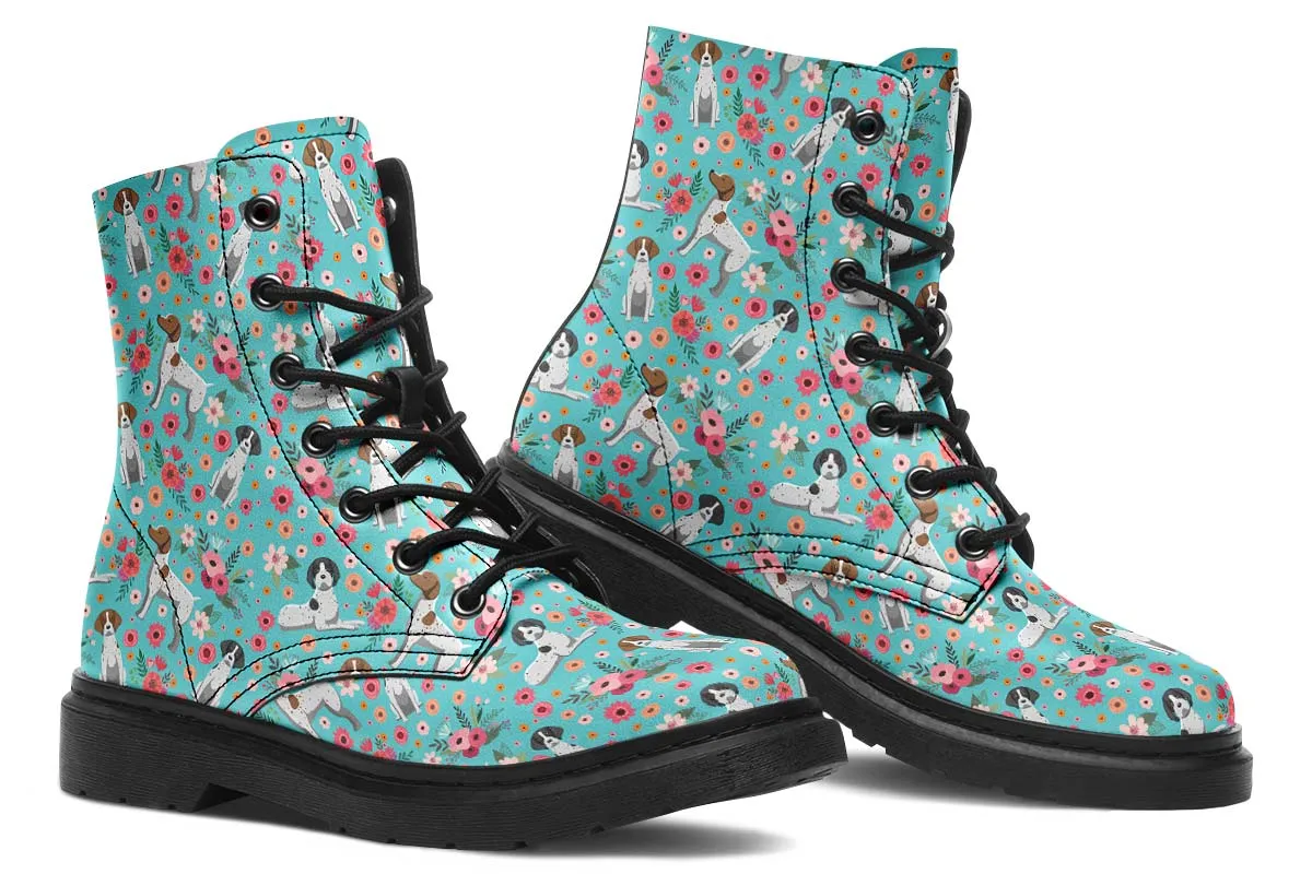 German Shorthaired Pointer Flower Boots