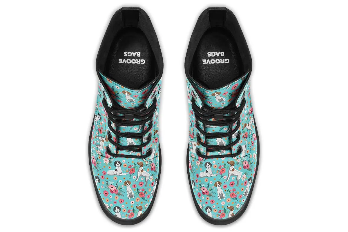 German Shorthaired Pointer Flower Boots