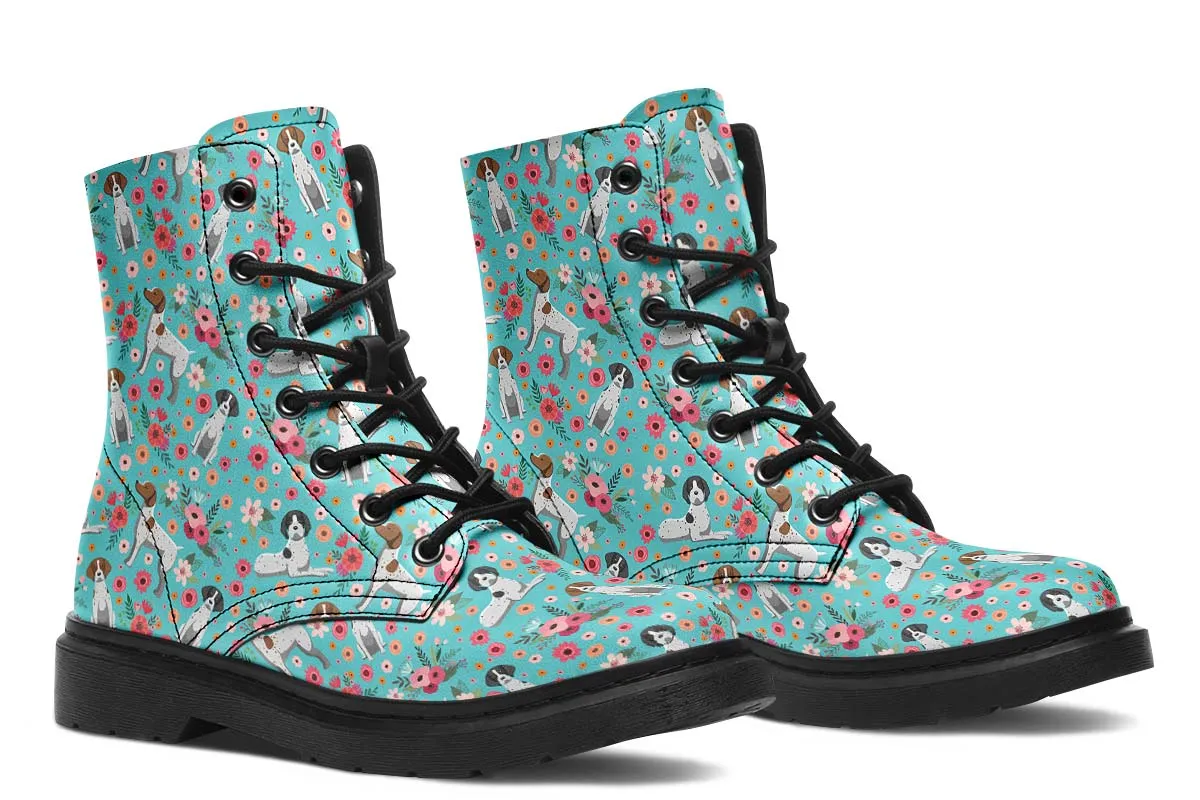 German Shorthaired Pointer Flower Boots