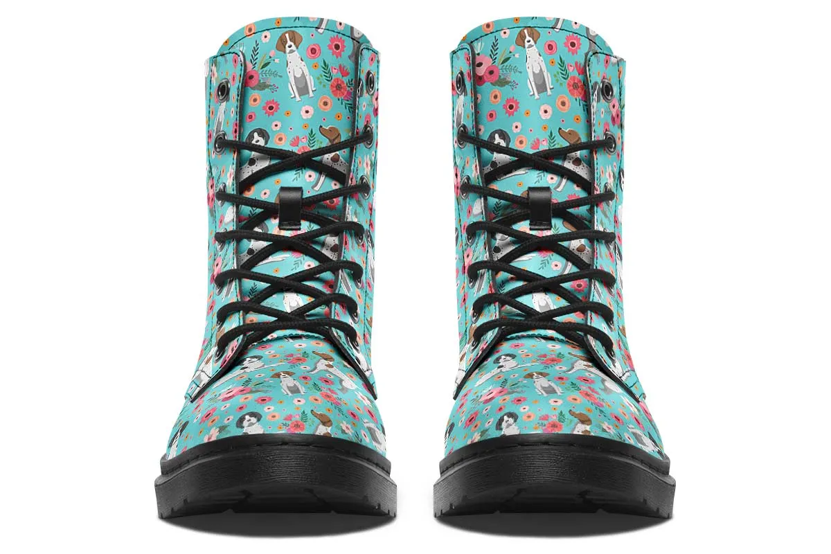 German Shorthaired Pointer Flower Boots