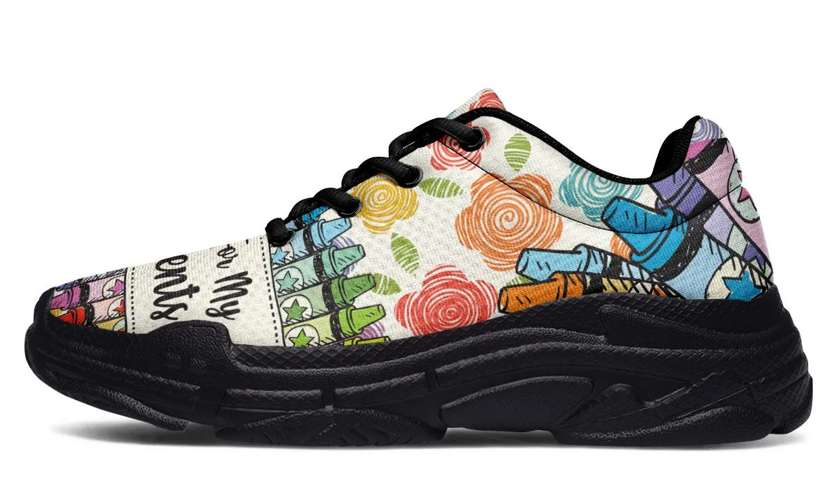 Grateful Teacher Chunky Sneakers