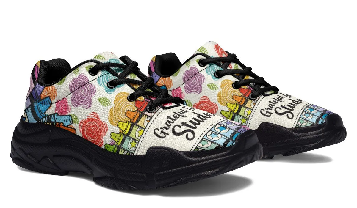 Grateful Teacher Chunky Sneakers