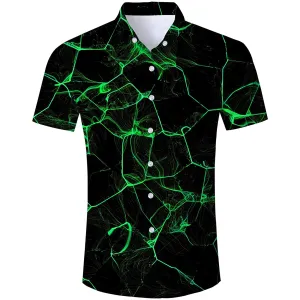 Green Smoke Funny Hawaiian Shirt