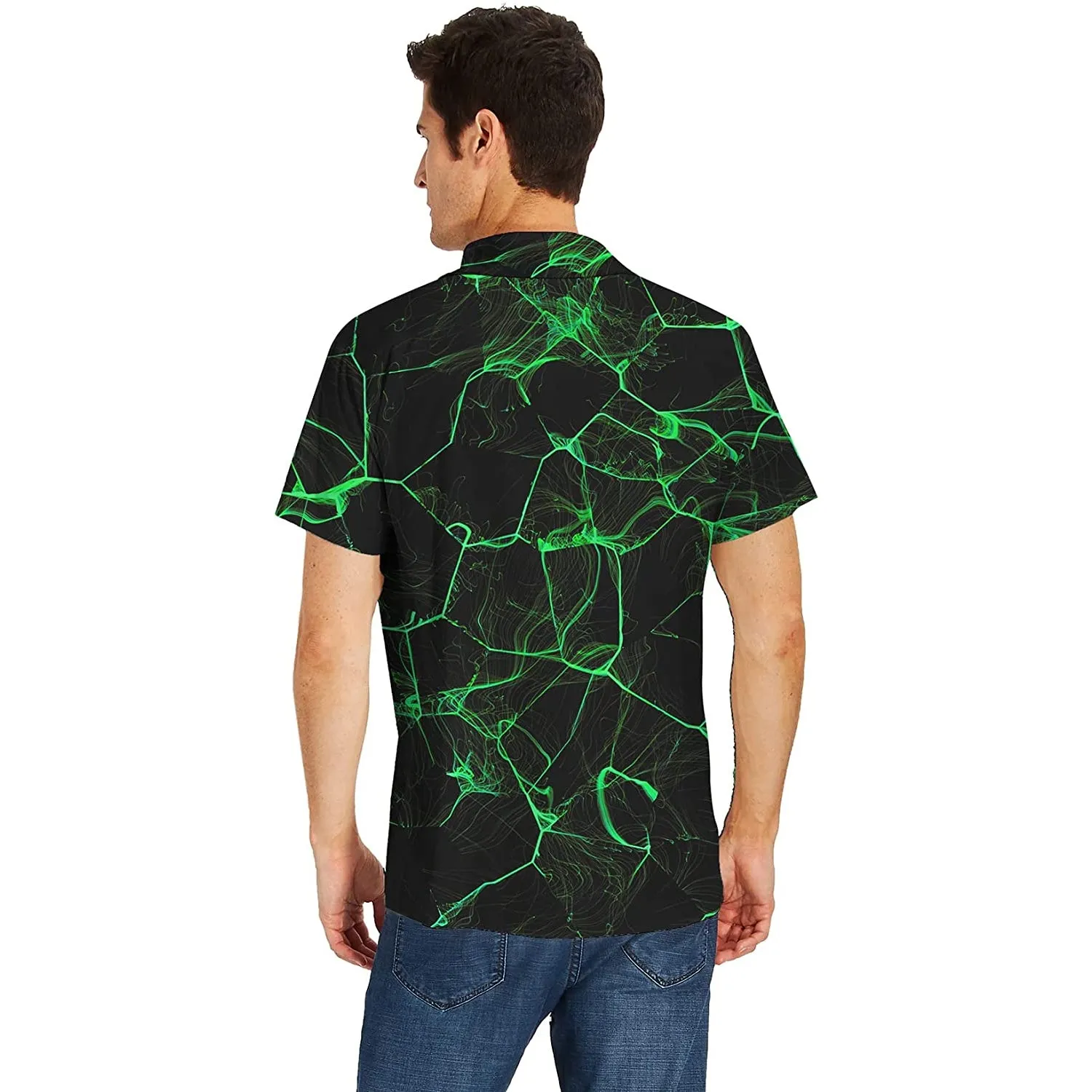 Green Smoke Funny Hawaiian Shirt