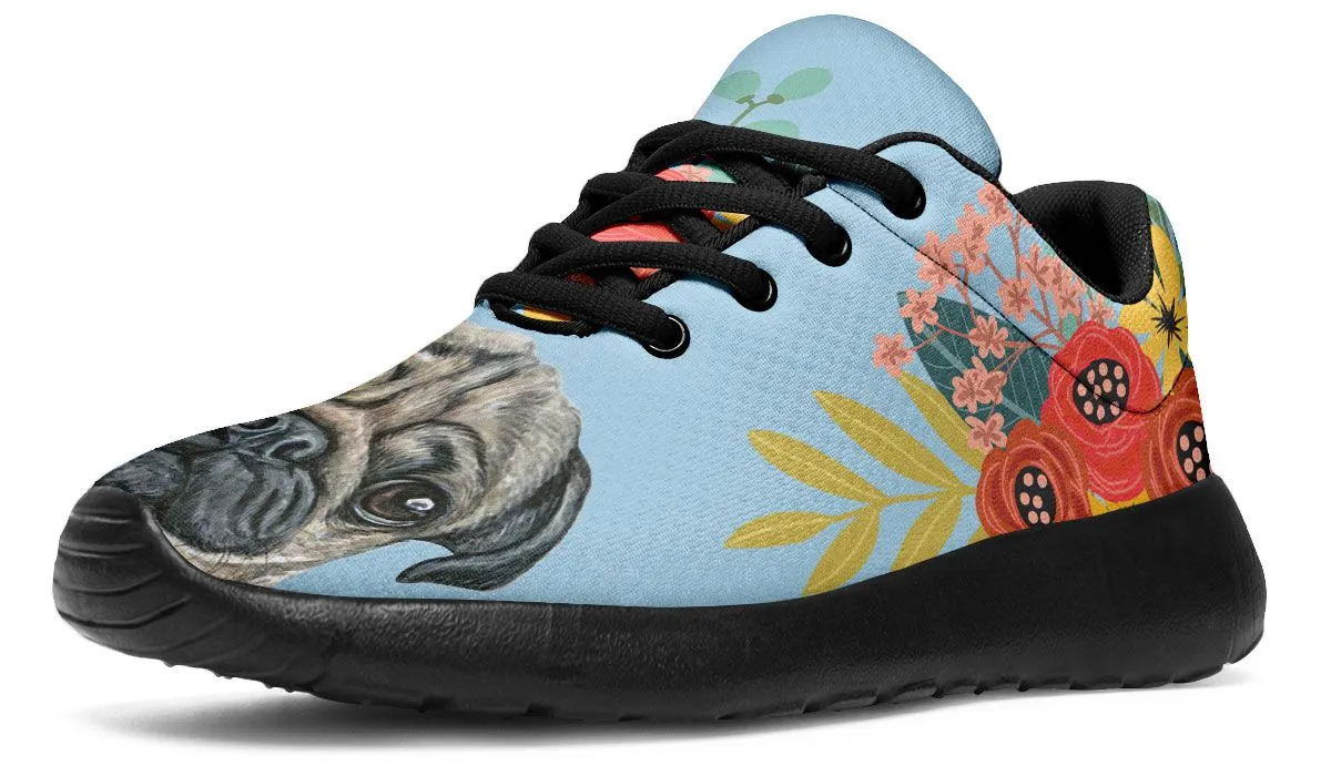 Joyful Pug Sneakers