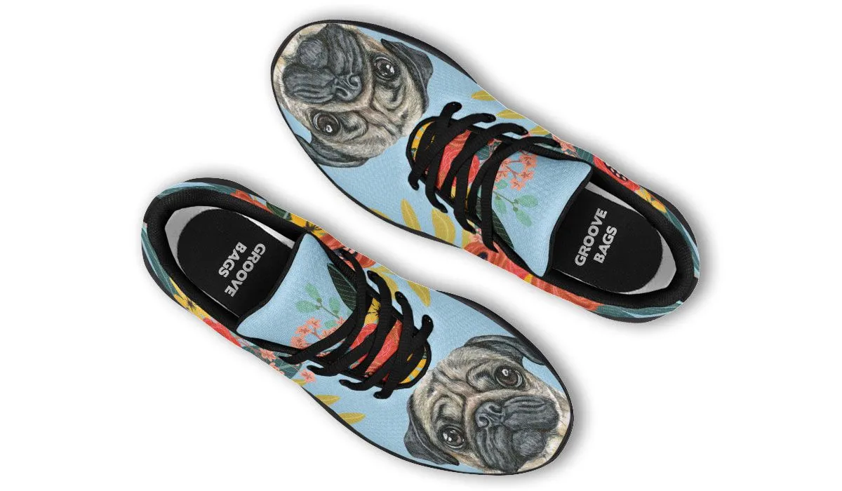 Joyful Pug Sneakers