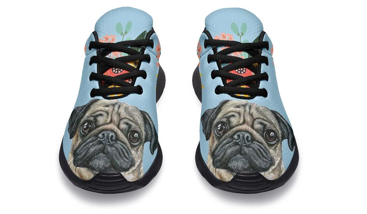 Joyful Pug Sneakers