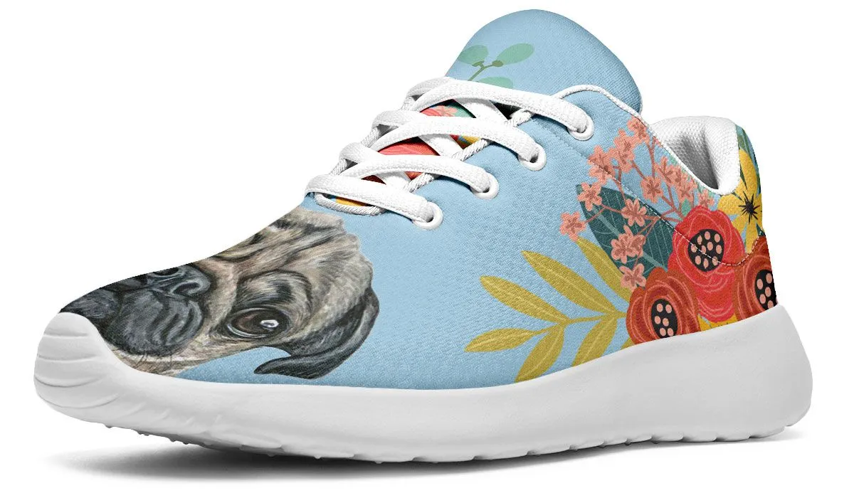 Joyful Pug Sneakers