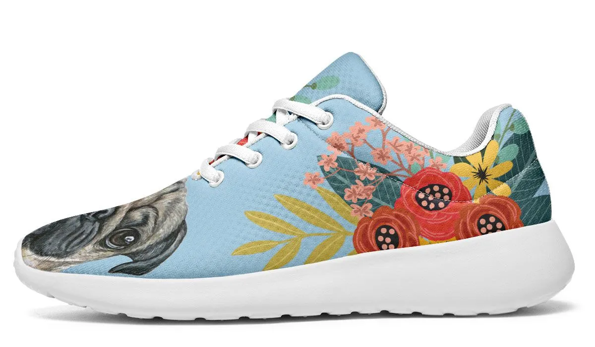 Joyful Pug Sneakers