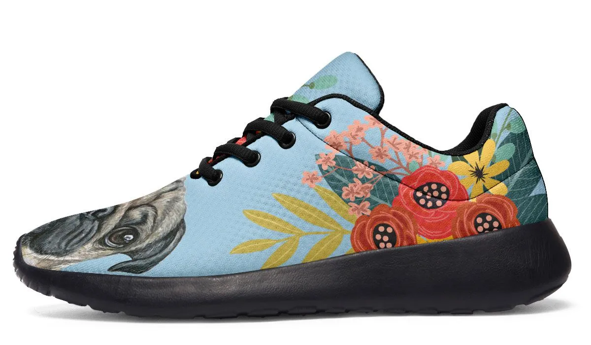Joyful Pug Sneakers