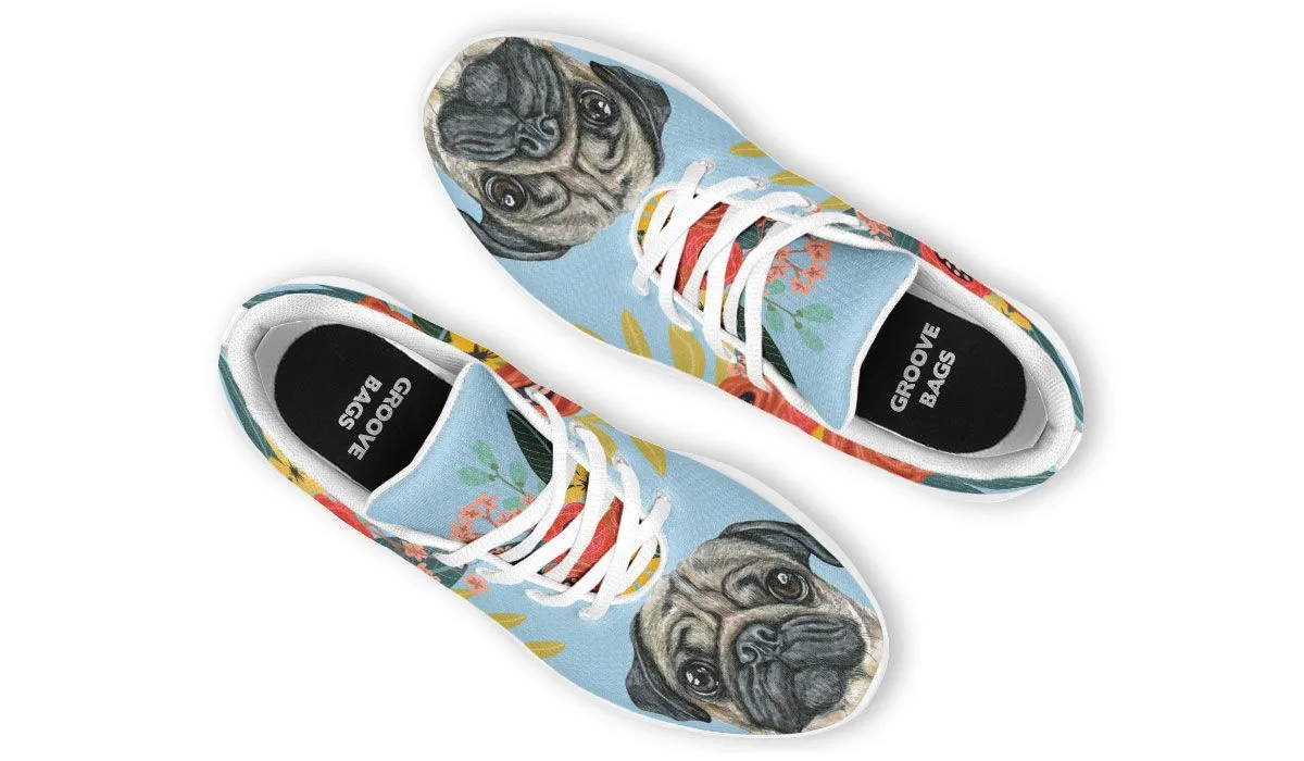 Joyful Pug Sneakers