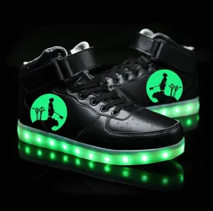 Kingdom Hearts Shoes Light Up Shoes Colorful Flashing LED Luminous Shoes  Christmas Gifts Birthday Gifts