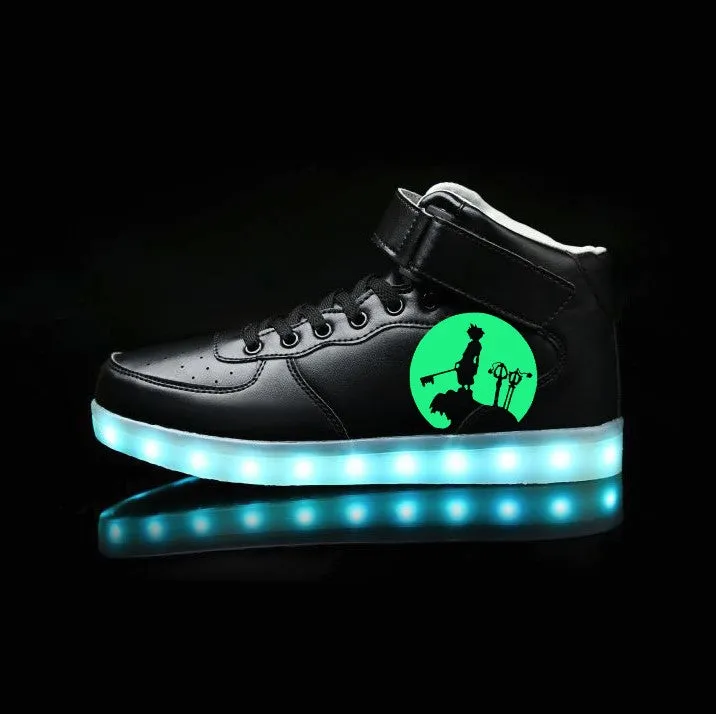 Kingdom Hearts Shoes Light Up Shoes Colorful Flashing LED Luminous Shoes  Christmas Gifts Birthday Gifts