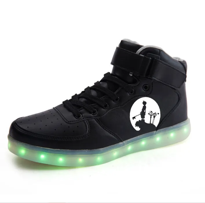Kingdom Hearts Shoes Light Up Shoes Colorful Flashing LED Luminous Shoes  Christmas Gifts Birthday Gifts