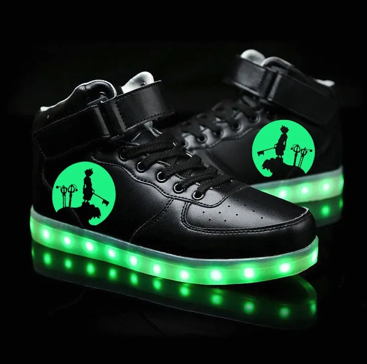 Kingdom Hearts Shoes Light Up Shoes Colorful Flashing LED Luminous Shoes  Christmas Gifts Birthday Gifts