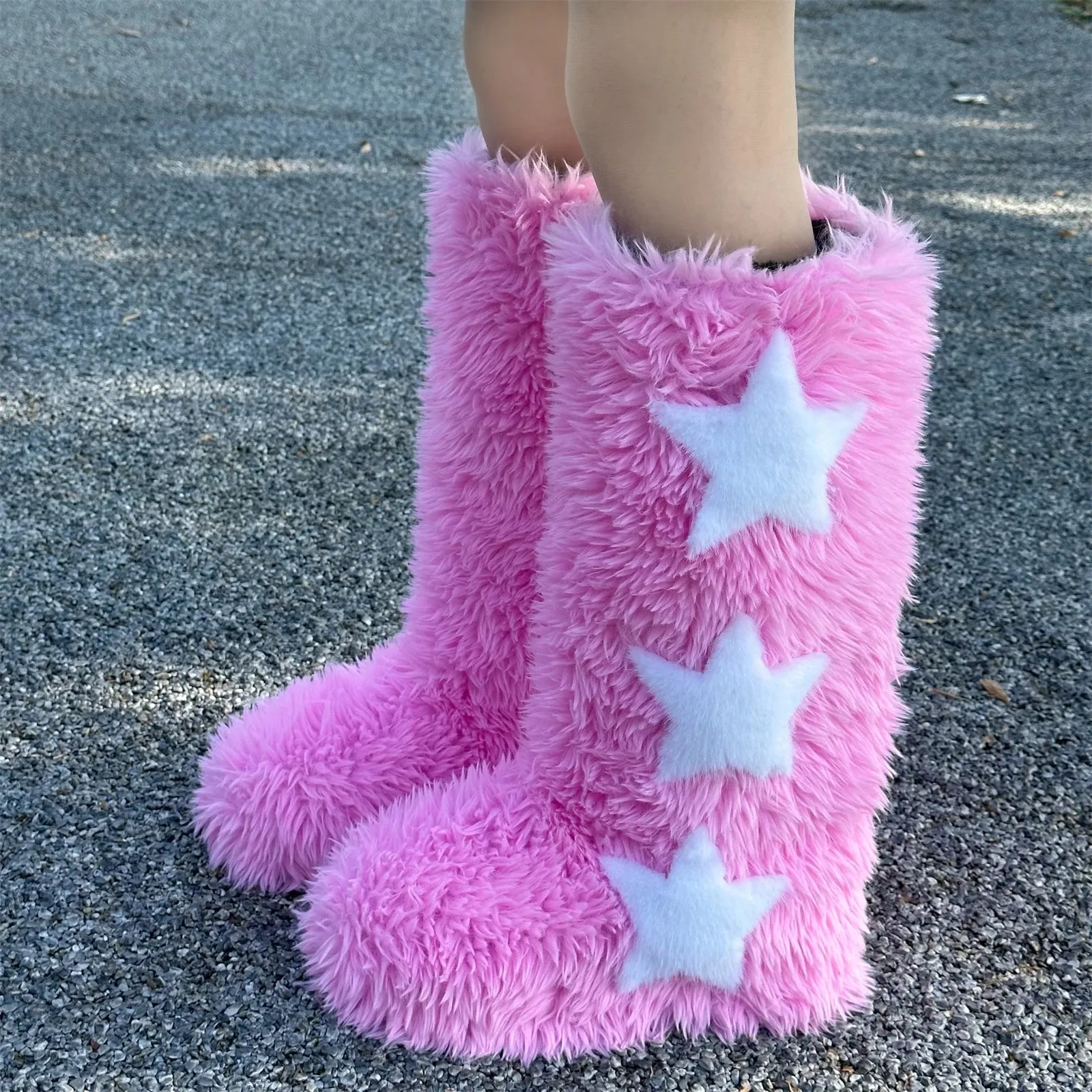 Knee-High Platform Boots