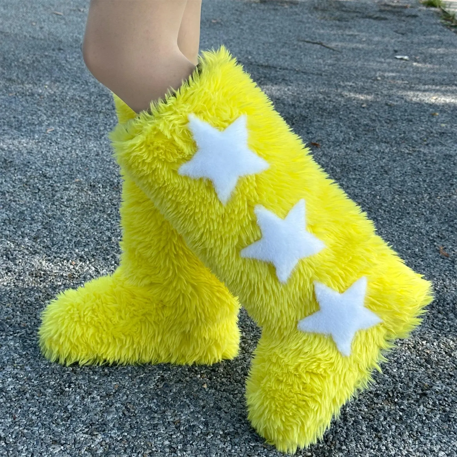 Knee-High Platform Boots
