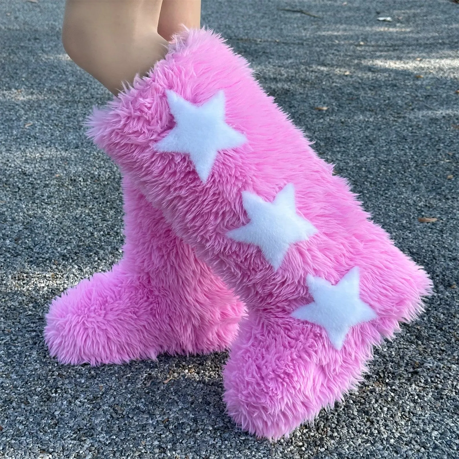 Knee-High Platform Boots