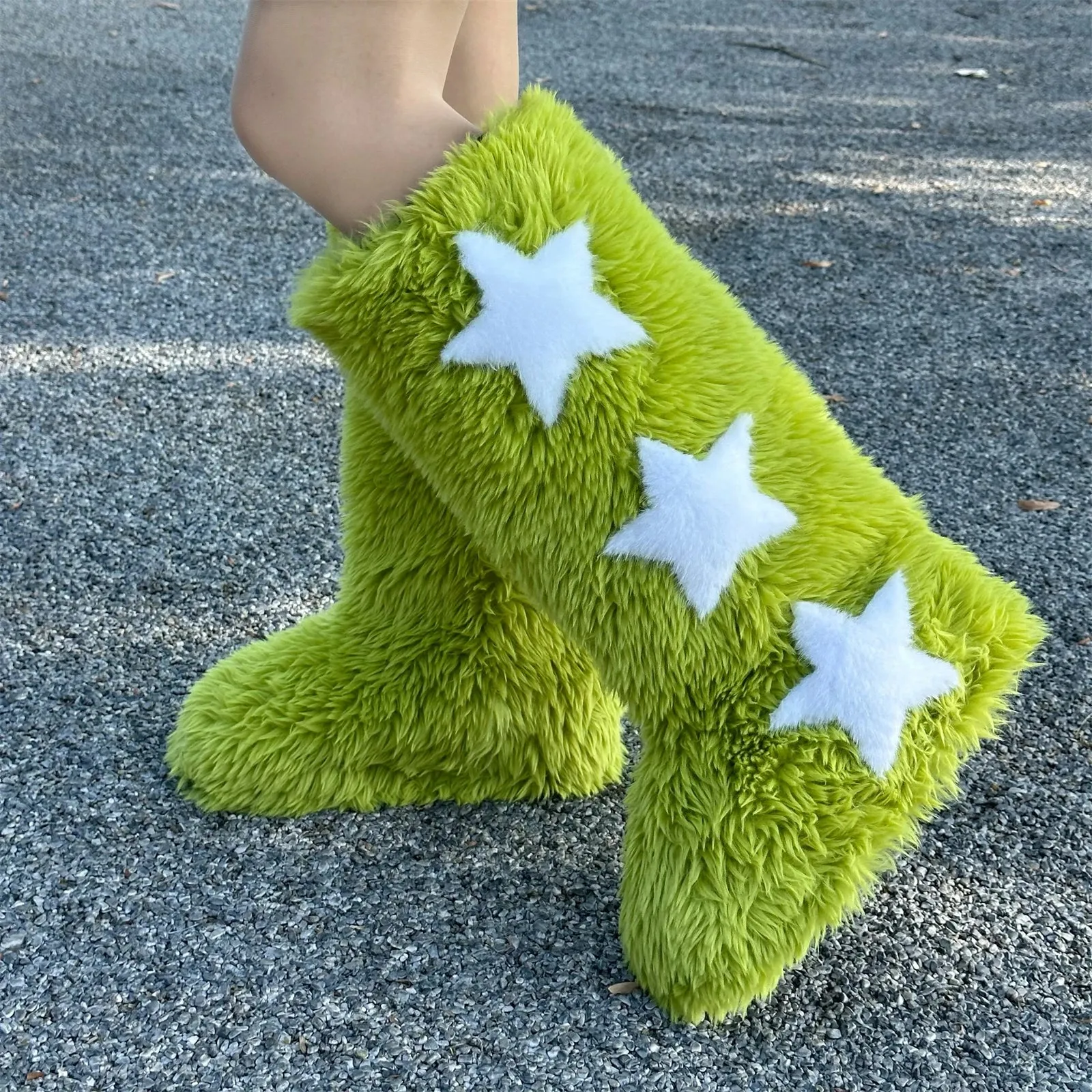 Knee-High Platform Boots