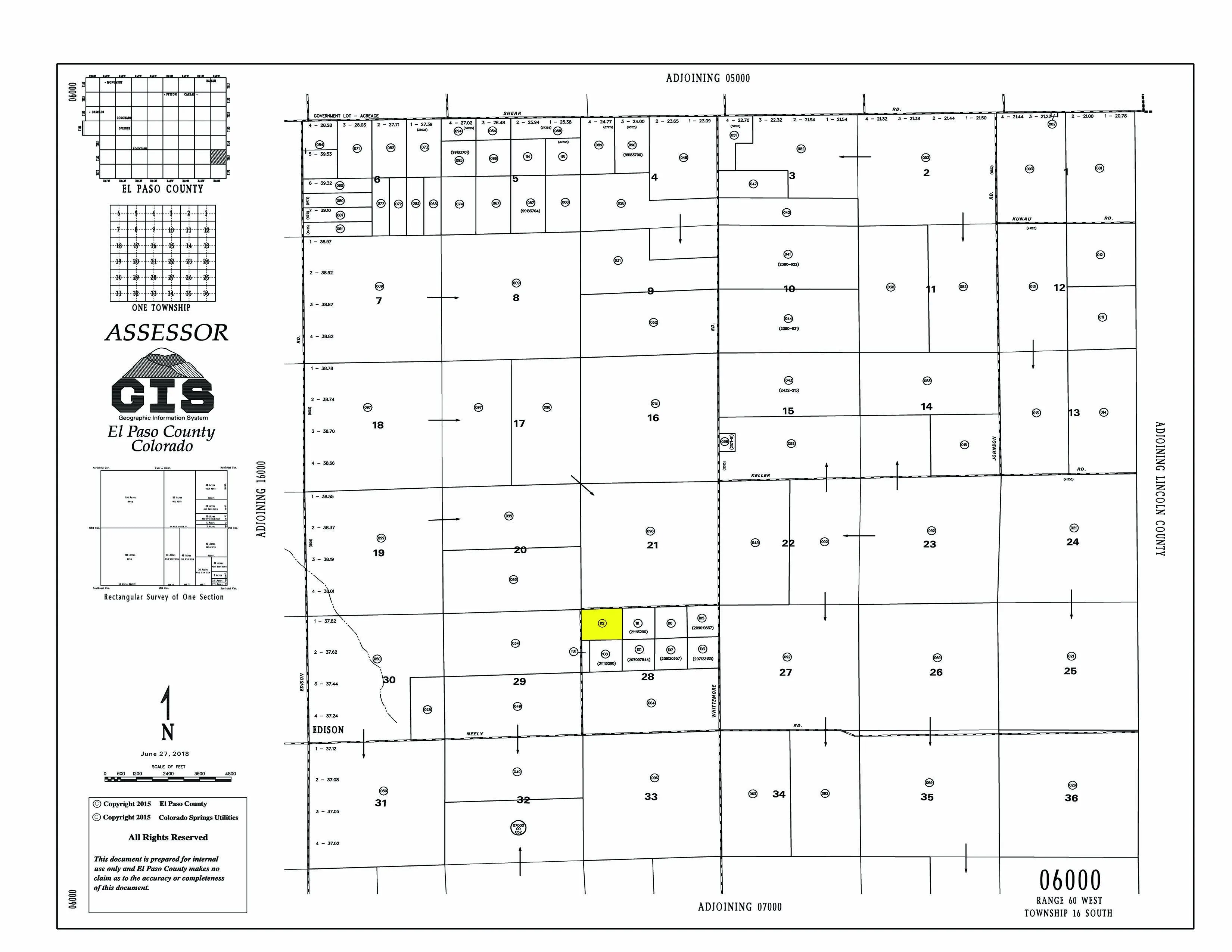 #L11750-1 46.29 Acres in El Paso County CO $48,900.00  ($579.57/ Month)