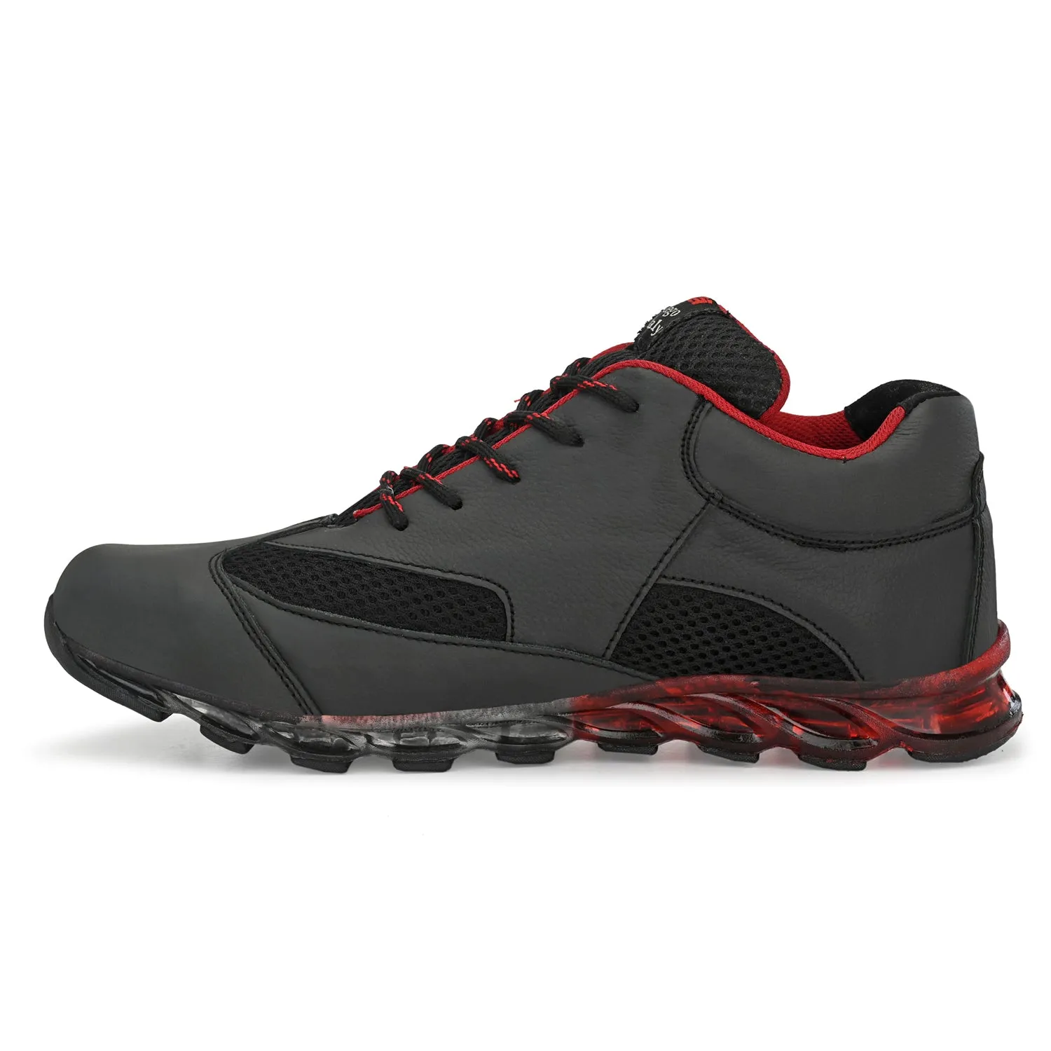 Leader Genuine Leather Light Weight Steel Toe Safety Shoes