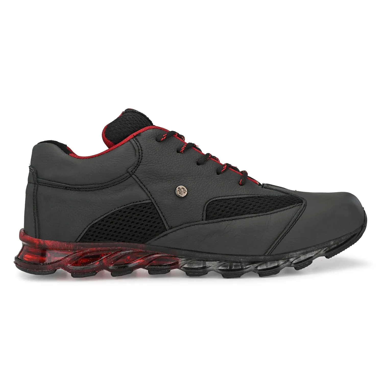 Leader Genuine Leather Light Weight Steel Toe Safety Shoes