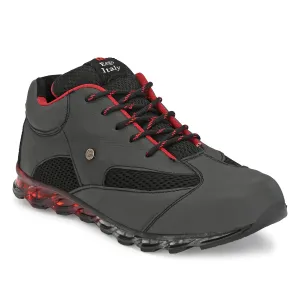 Leader Genuine Leather Light Weight Steel Toe Safety Shoes