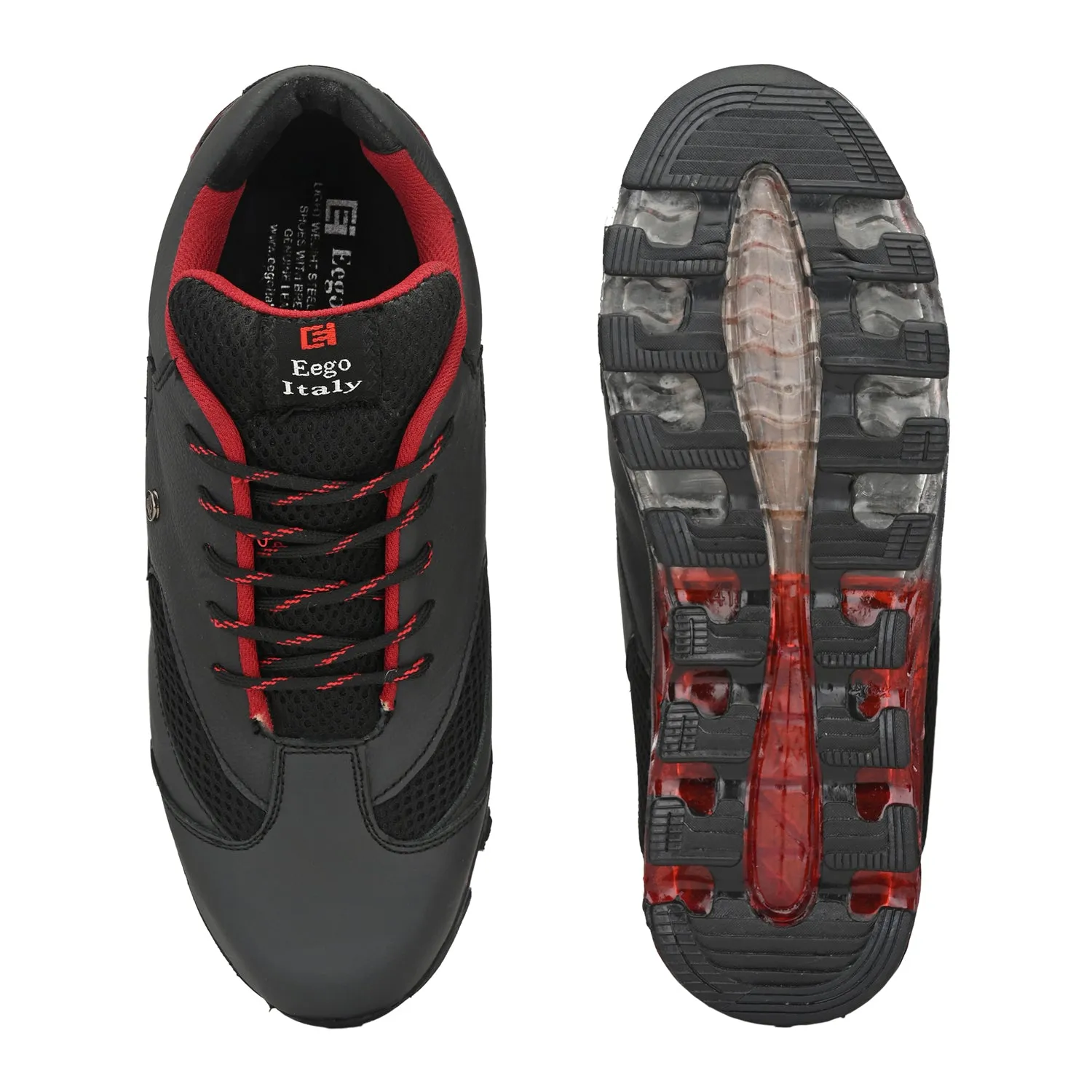 Leader Genuine Leather Light Weight Steel Toe Safety Shoes