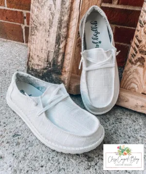 Light Grey Holly Boat Shoe