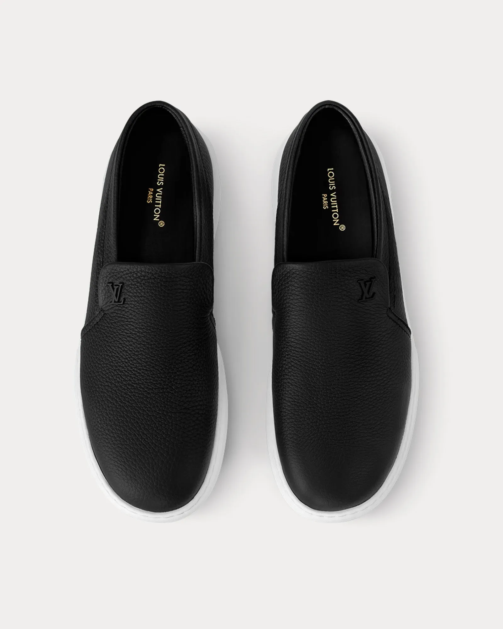 LV Pacific Leather Black Loafers