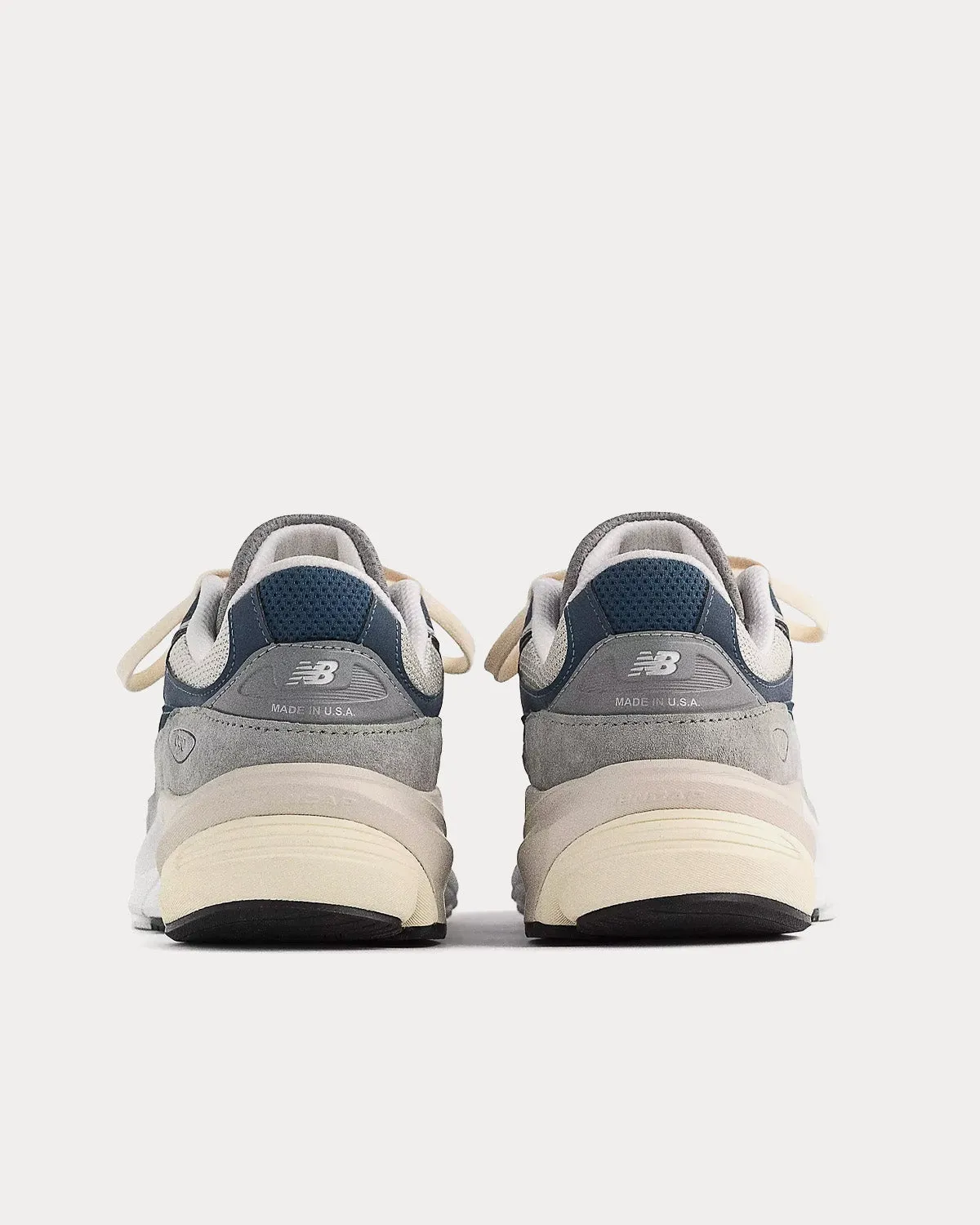 Made in USA 990v6 'Grey Day' Marblehead / Vintage Indigo Low Top Sneakers