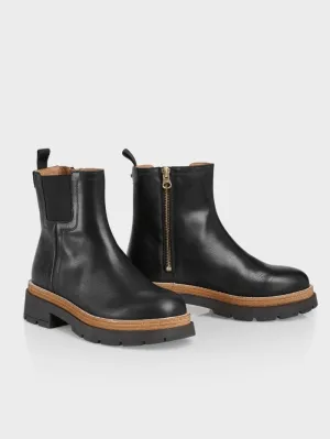 Marc Cain T Black Leather Chelsea Boots TB SB.09 L04 COL 900