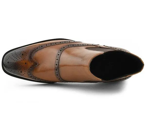 Men's Asher Green Genuine Leather Boots