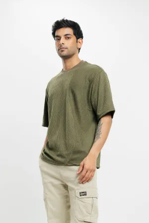Men's Basic Olive T-Shirt