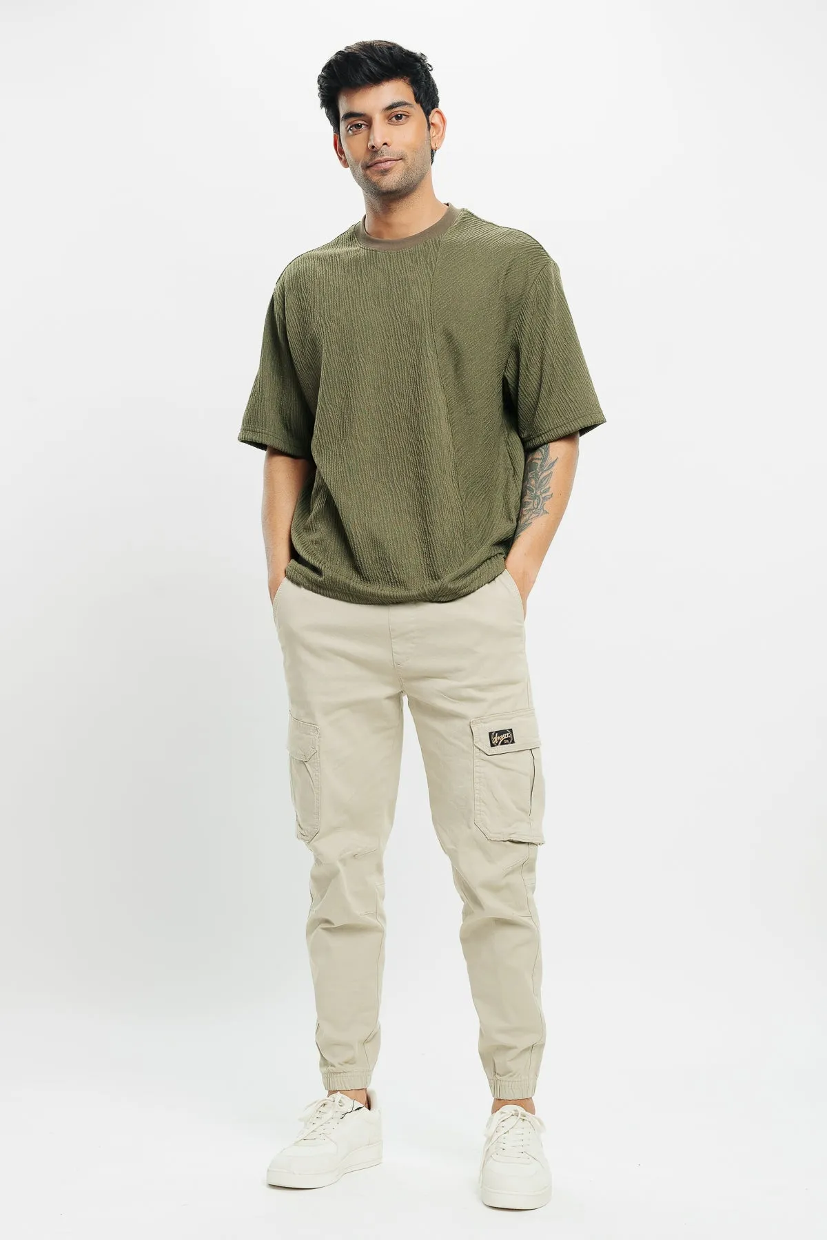 Men's Basic Olive T-Shirt