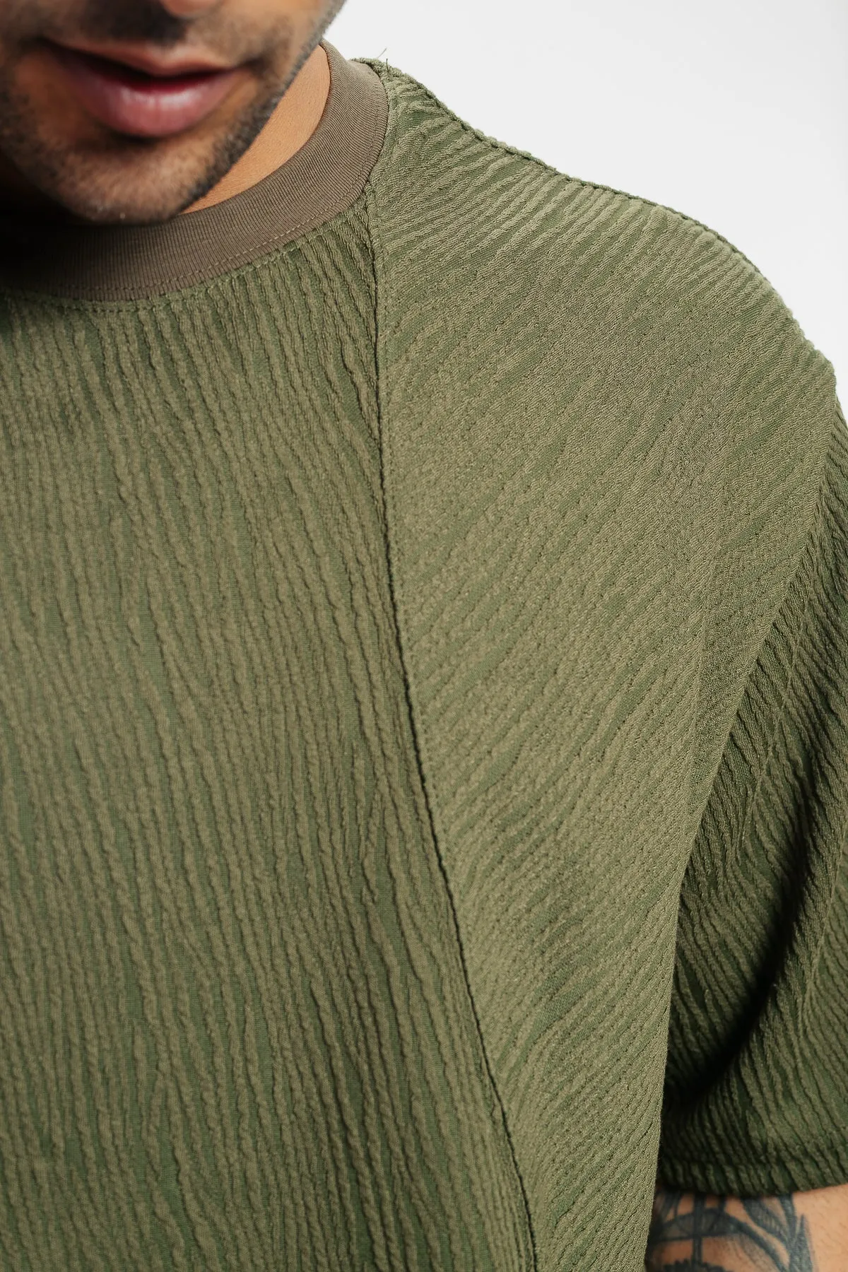 Men's Basic Olive T-Shirt
