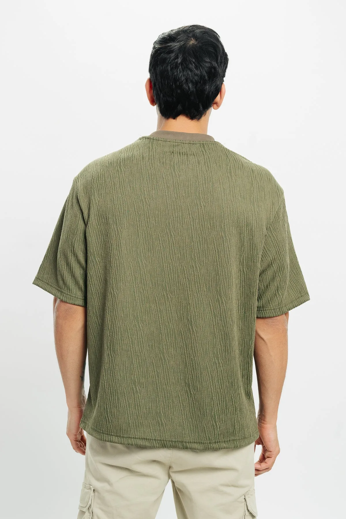 Men's Basic Olive T-Shirt