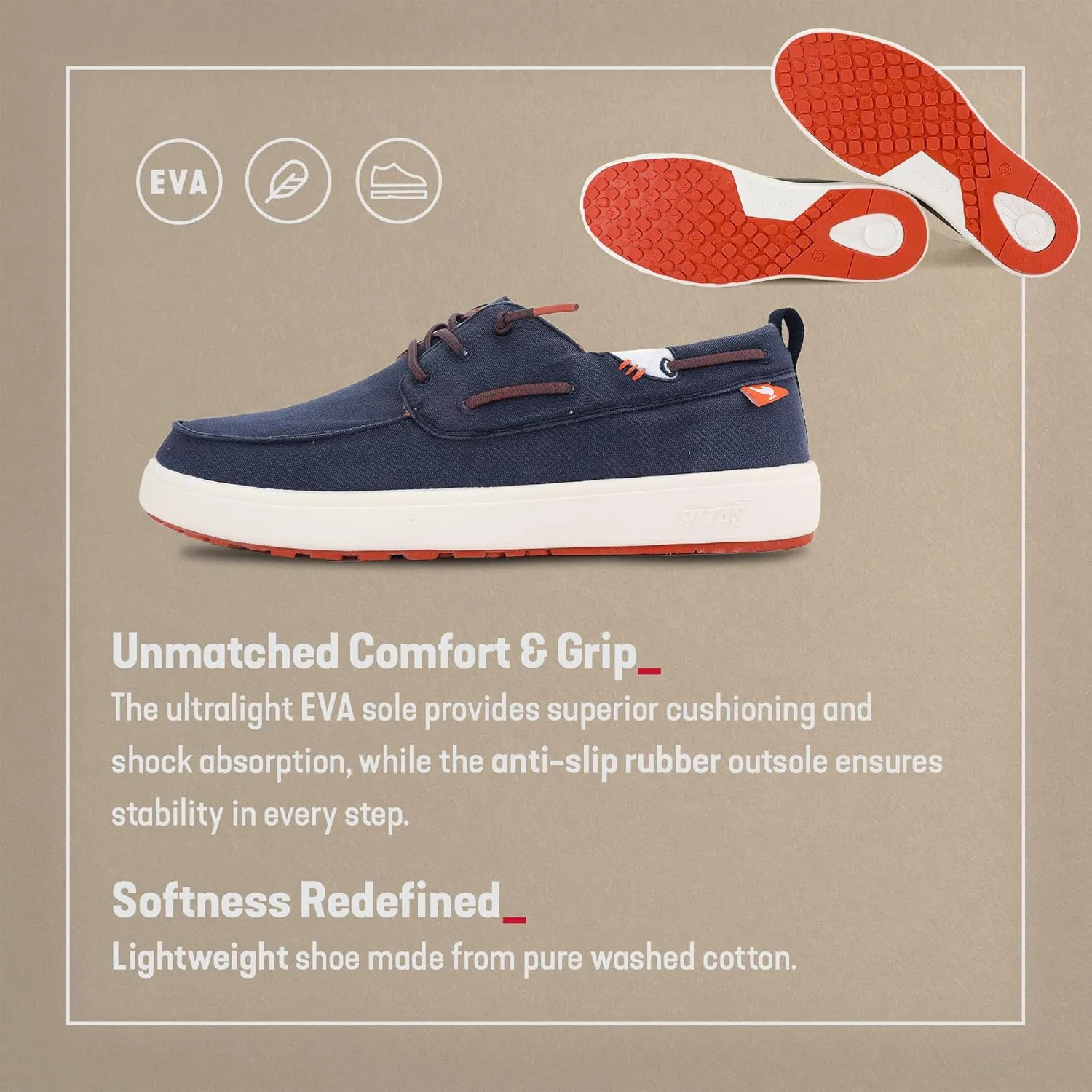 Mens Maui Boat Shoes | Casual Slip-On Loafers for Men | Ultralight & Breathable Slip On Shoes | Multicolors