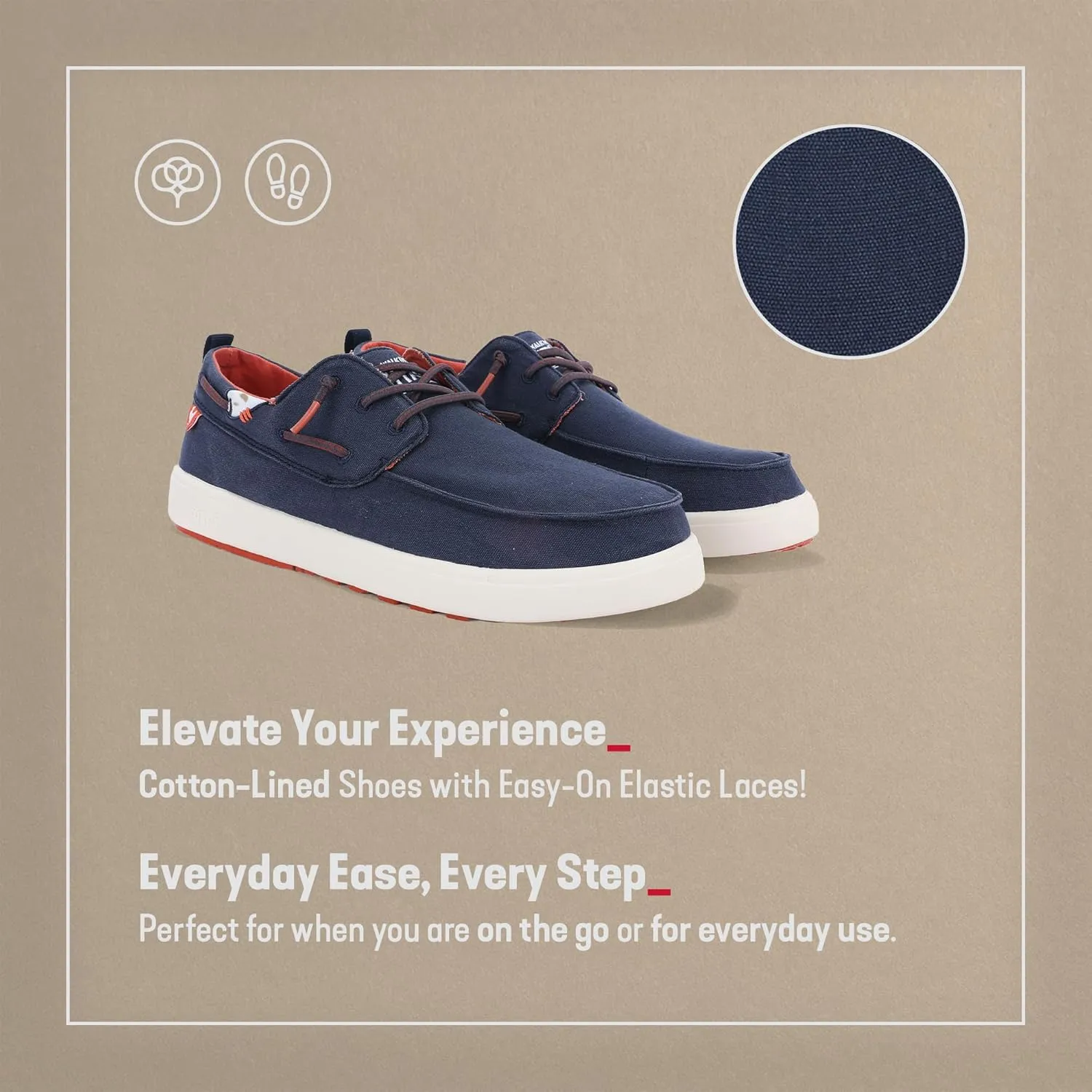 Mens Maui Boat Shoes | Casual Slip-On Loafers for Men | Ultralight & Breathable Slip On Shoes | Multicolors