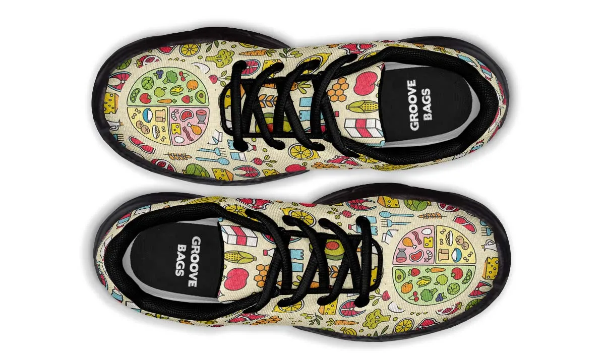 My Plate Nutrition Chunky Sneakers