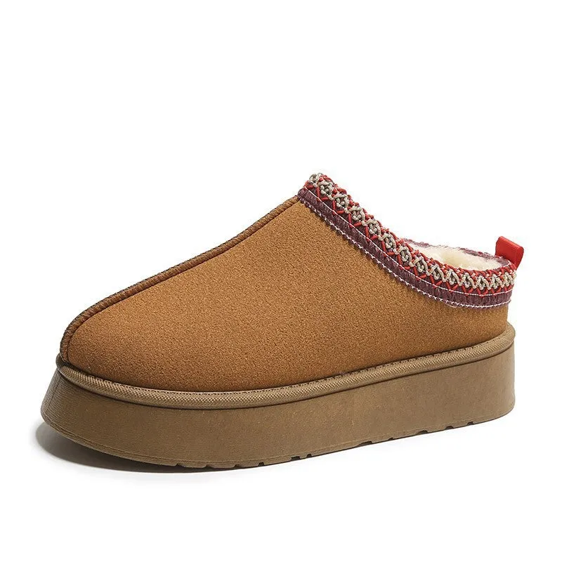Nanccy Fashion Sponge Cake Thick Soles Warm Shoes