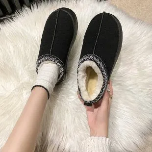 Nanccy Fashion Sponge Cake Thick Soles Warm Shoes